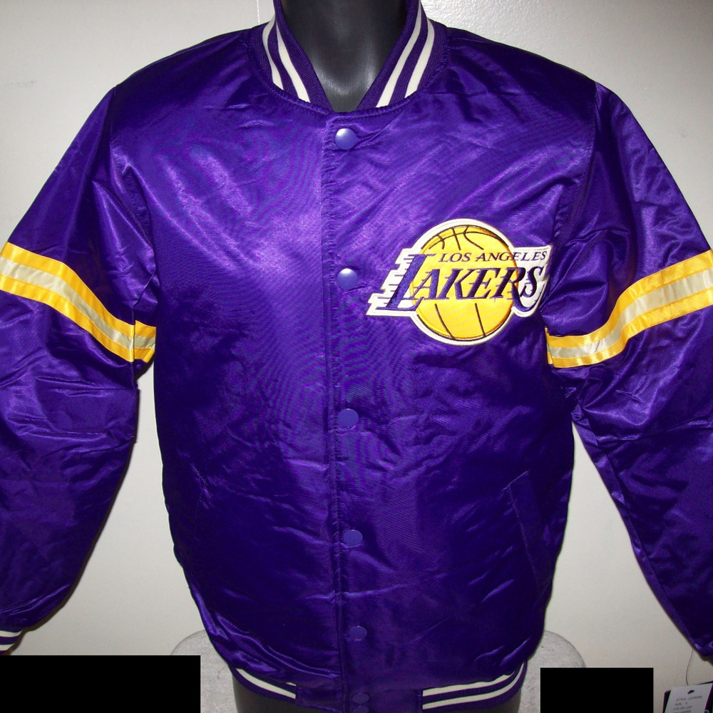 LOS ANGELES LAKERS NBA Starter Jacket S 2X - Picture 2 of 8